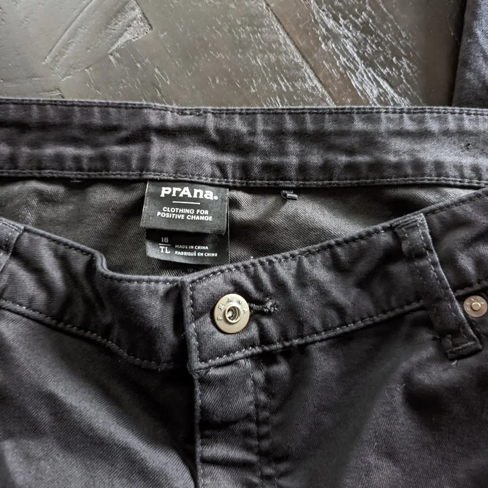 NWOT Prana Black Kayla Jeans, size 18 Tall (18T) - Picture 5 of 8